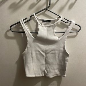 Cool cut out crop top